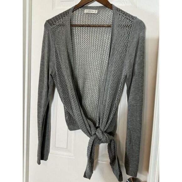 Abercrombie Fitch Womens XS/S Sweater Cable Knit Beachy Coastal Fisherman - Picture 6 of 7